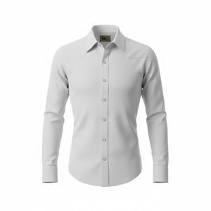 Elegant White Men's WESTERN COWBOY Pearl Snap Down Shirt Sz M